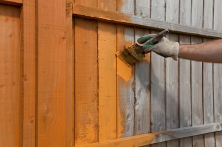 Fence Staining & Painting